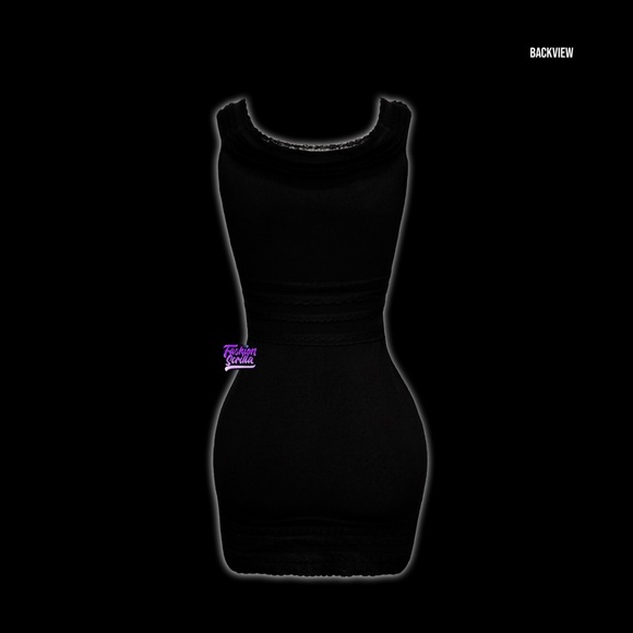 Christian Dior John Galliano Y2K Coquette Black Knit Lace layered Mini Dress - Picture 15 of 16